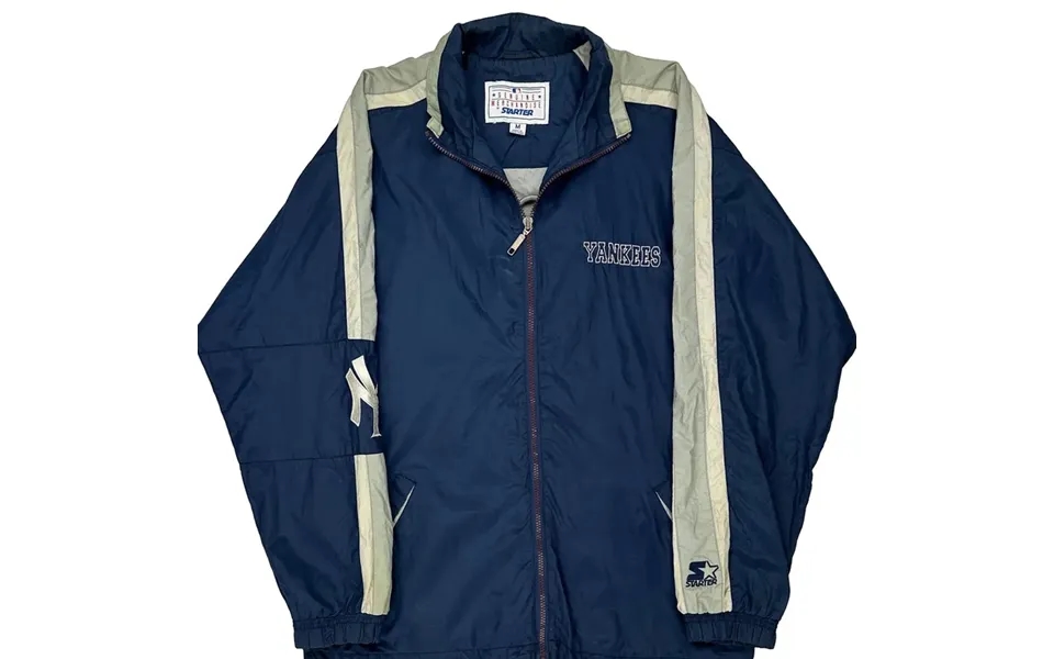 New York Yankees Starter Mlb Jacket - Medium Navy Nylon
