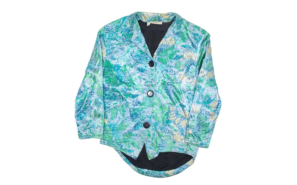 New Yorkers Underwater Blue Satin Blazer Jacket S