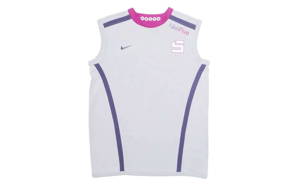 Nike Dri Fit Womens Jersey Grey Sleeveless L