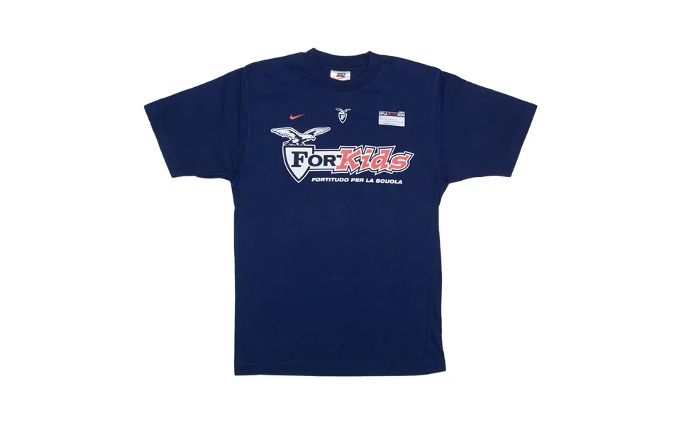 Nike For Kids T-shirt Blue 90s Short Sleeve Mens Xs