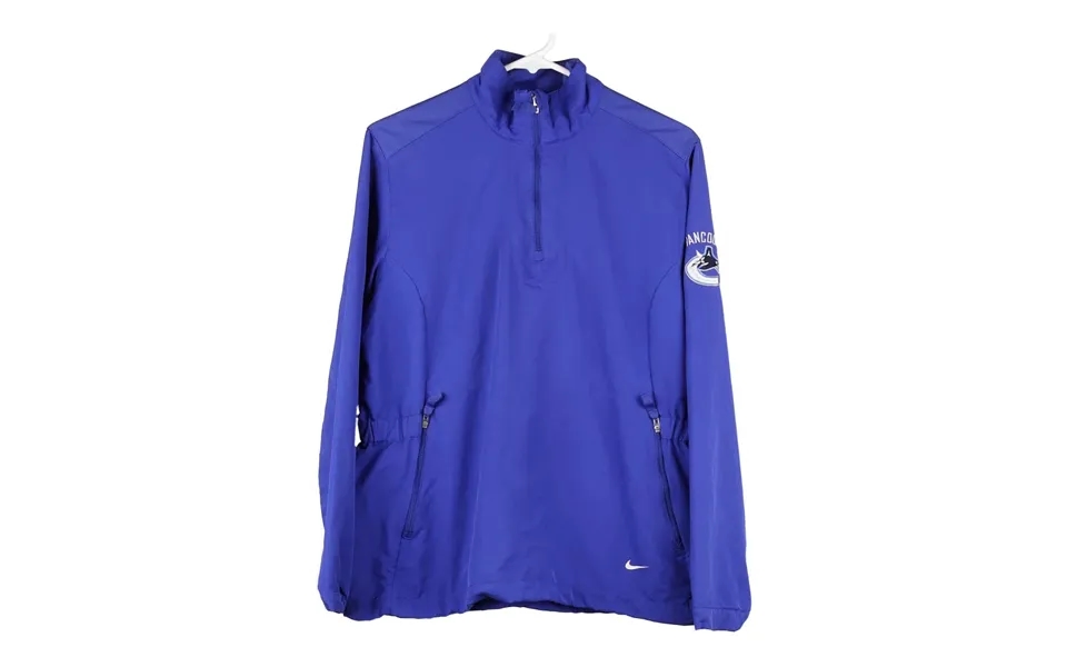 Nike Golf 1 4 Zip - Large Blue Polyester
