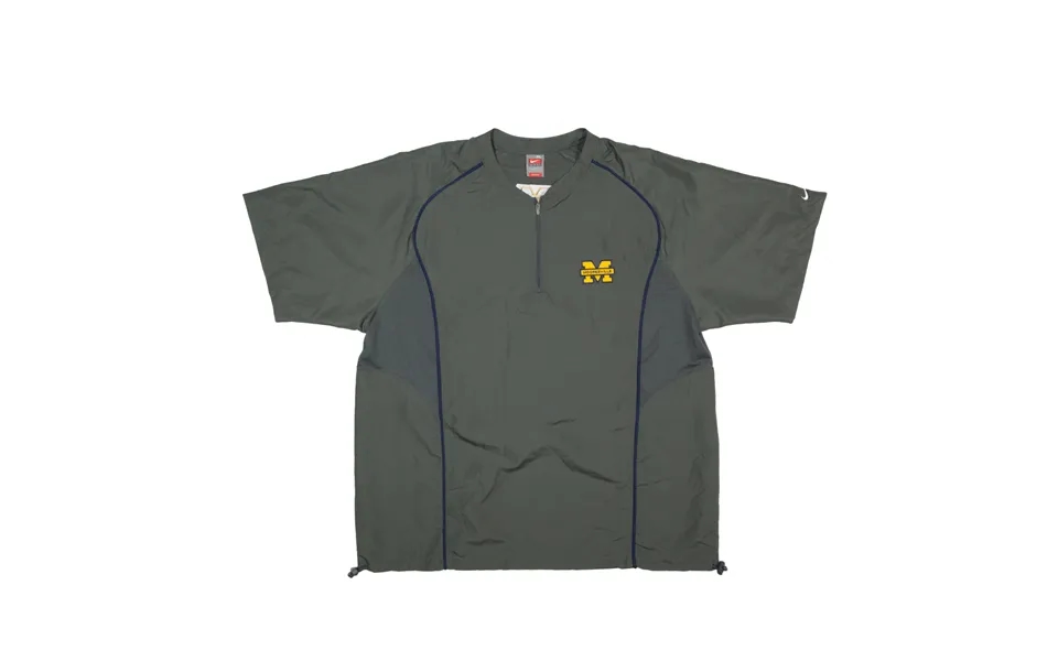 Nike Team Mooresville Usa T-shirt Grey 1 2 Zip Short Sleeve Mens Xl