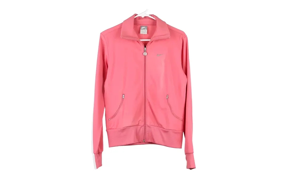 Nike Track Jacket - Large Pink Polyester
