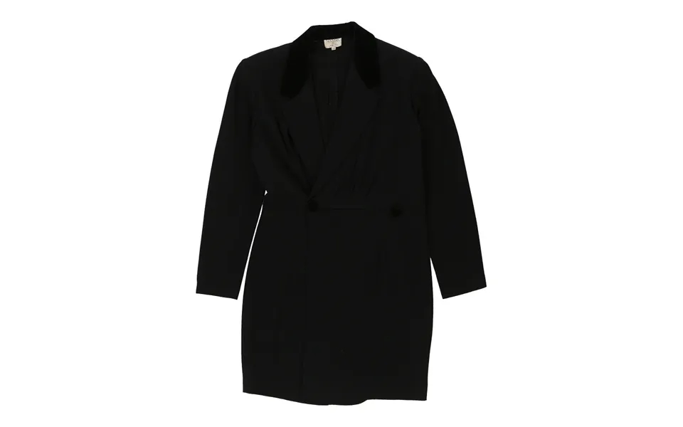 Nixmar Midi Blazer - Large Black Polyester Blend