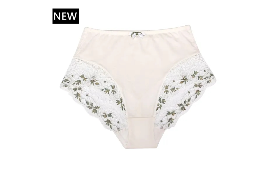 Nova - High Waisted Silk & Organic Cotton Full Brief Size 8