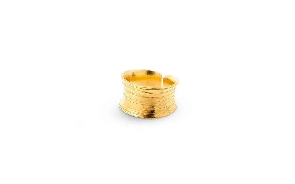 Nudo Gold Short Scratch Ring Adjustable