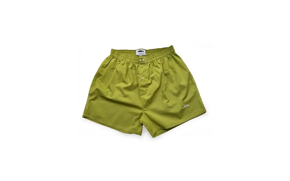 Olive Green Cotton Boxer Shorts Size Xl Colour Olive Green