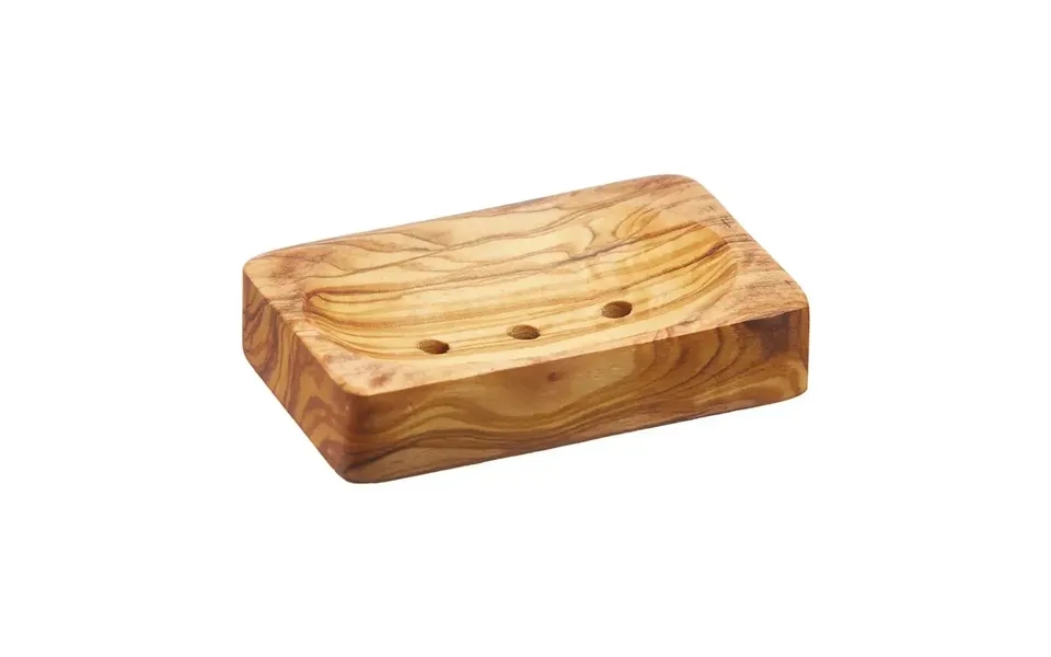 Olive Wood Soap Dish - Rectangle Size One Size