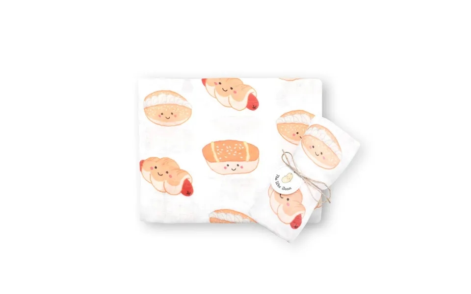 Organic Bamboo Blend Swaddle - Bakery Buns