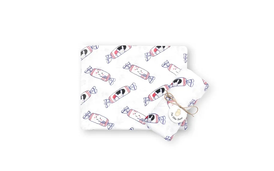 Organic Bamboo Blend Swaddle - Bunny Candy