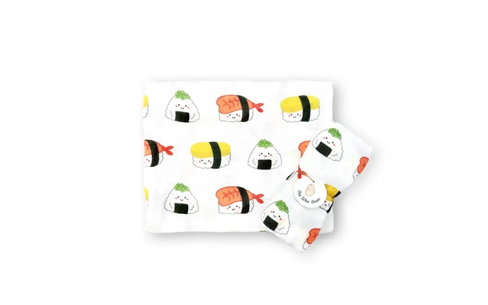 Organic Bamboo Blend Swaddle - Sushi Design Sushi