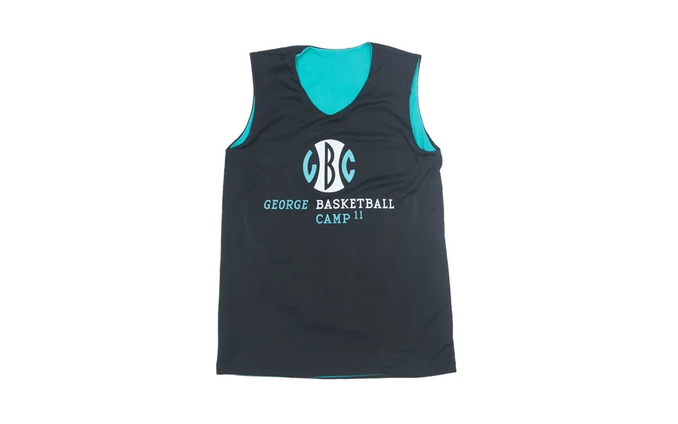 Ozzie George Basketball Camp Reversable Jersey Black 90s V-neck Sleeveless Mens M
