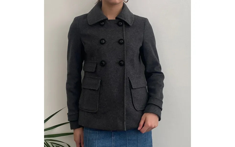 Pennyblack Jacket - Medium Grey Viscose Blend