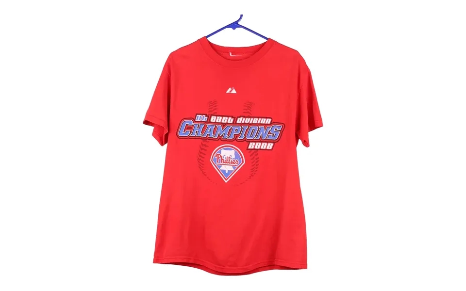 Philadelphia Phillies 2008 Unbranded Mlb T-shirt - Medium Red Cotton