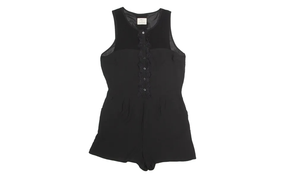 Pins And Needles Womens Playsuit Black Wide-leg S