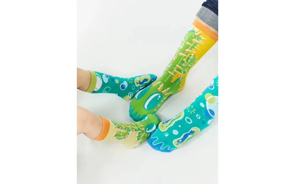 Pokey & Poppy Matchy Mismatchy Socks Set 2nd Pair Adult Large 1st Pair Kids Large