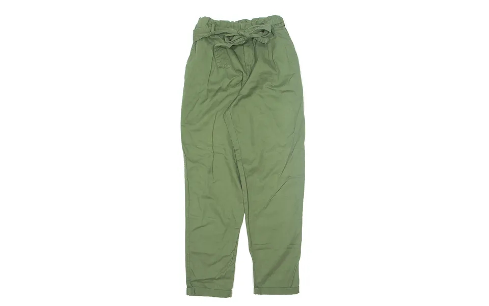 Polo Ralph Lauren Canvas Trousers Green Regular Straight Girls W24 L25