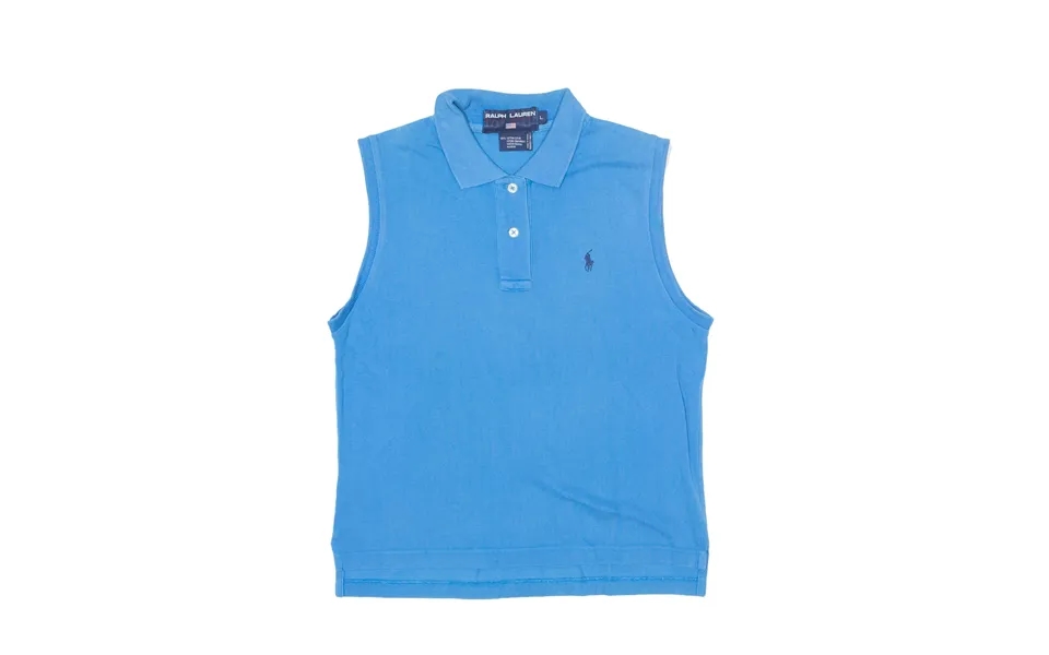 Polo Sport Ralph Lauren Polo Shirt Blue Sleeveless Womens L