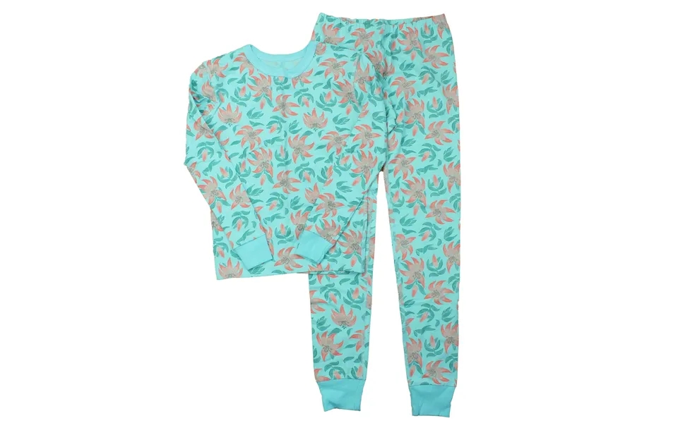 Pre-owned Pj Set Size 12 Years Variant Turquoise Tiger Lily Clothing Size 12 Years