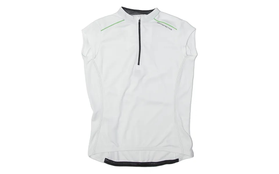 Protective Cycling Shirt Mens Jersey White Sleeveless 1 4 Zip M