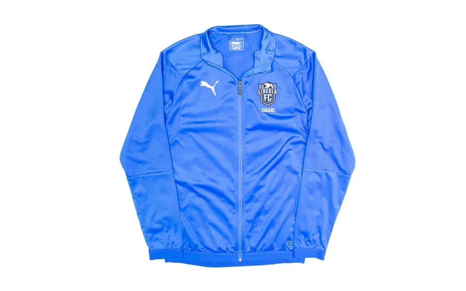 Puma Dry Cell Sports Lincoln Football Blue Track Jacket Mens S