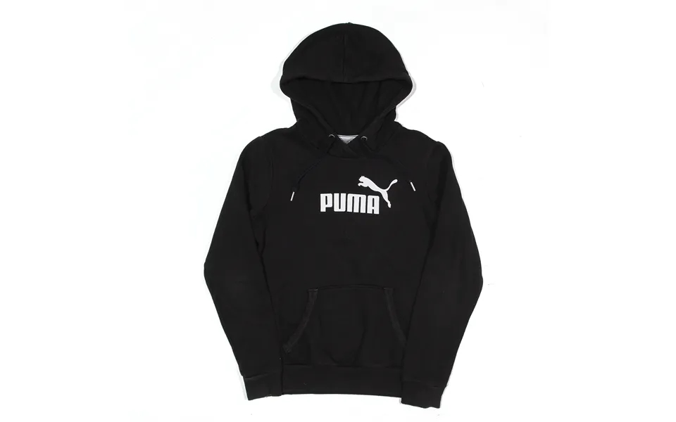Puma Hoodie Black Pullover Womens Uk 8