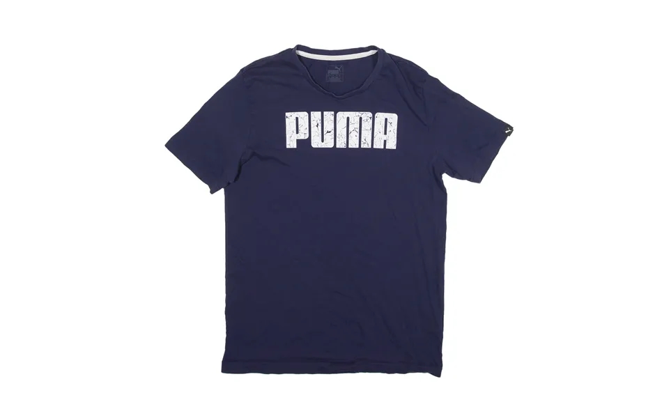 Puma T-shirt Blue Short Sleeve Mens S