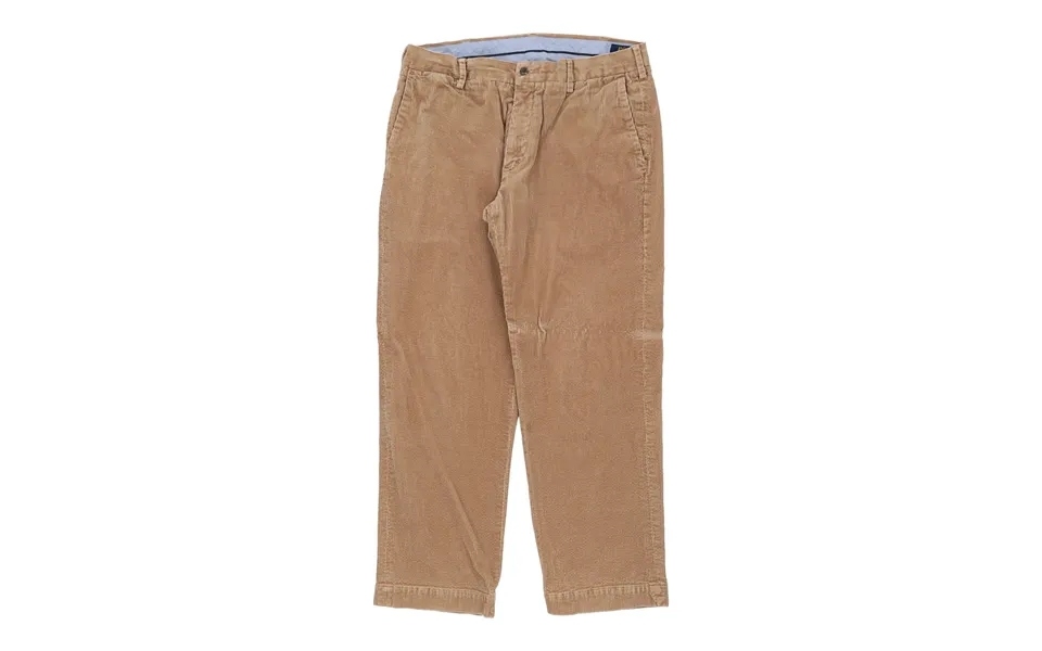 Ralph Lauren Cord Trousers - 33w 27l Brown Cotton