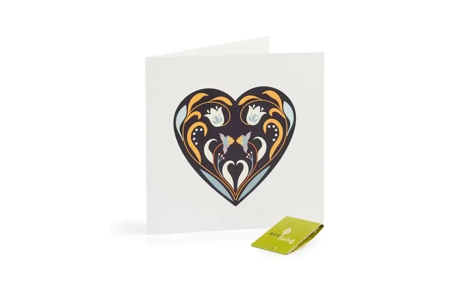 Recycled Christmas Cards - Zero Waste Fsc 100% Style Heart