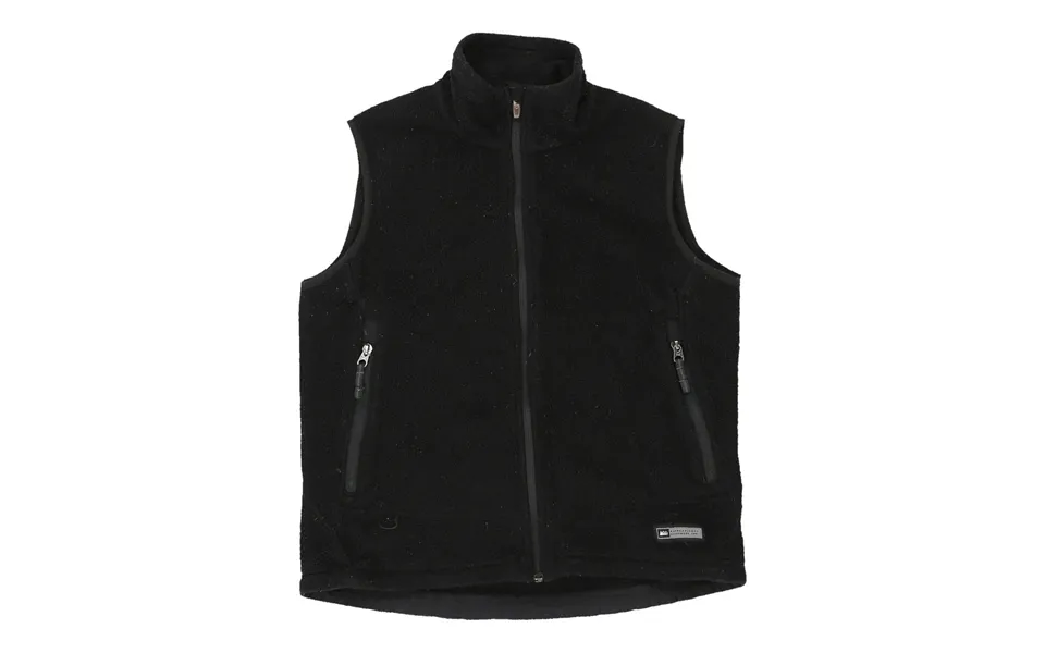 Rei Fleece Gilet - Small Black Polyester