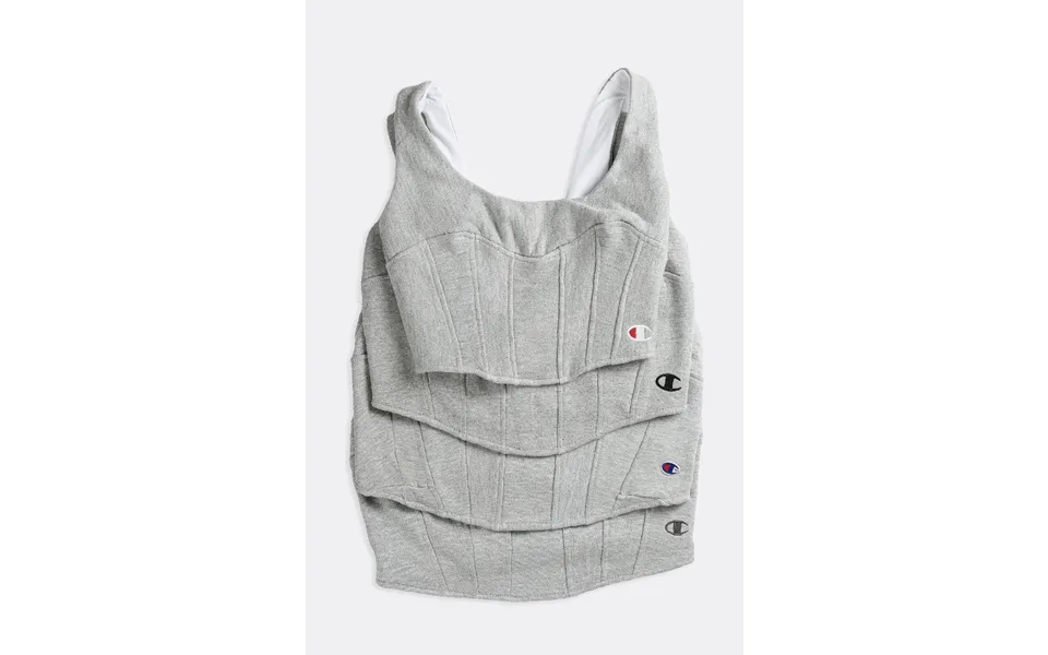 Rework Champion Sweatshirt Bustier - Xs, S, M, L, Xl Size S