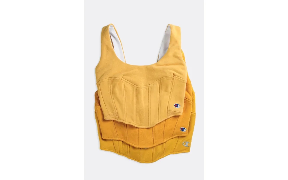 Rework Champion Sweatshirt Bustier - Xs, S, M, L, Xl Size Xs