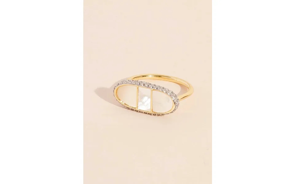 Ring Izy 1 Ring Mother-of-pearl Color Mother Of Pearl Size 52