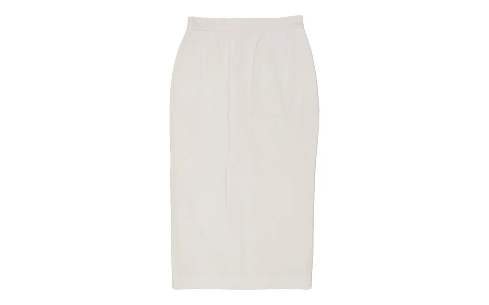 Roccobarocco Midi Skirt - 26w Uk 6 Cream Cotton