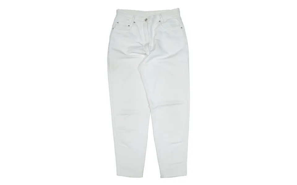 Rossellini Trousers White Regular Mom Womens W29 L30