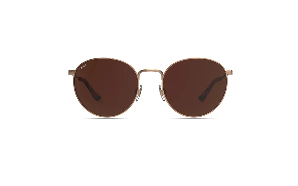 Santorini Rounds Sunglasses In Rose Gold