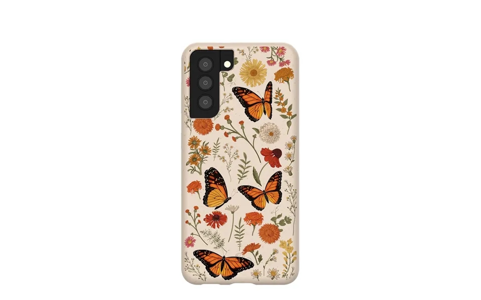 Seashell Monarch Butterfly Samsung Galaxy S21 Case