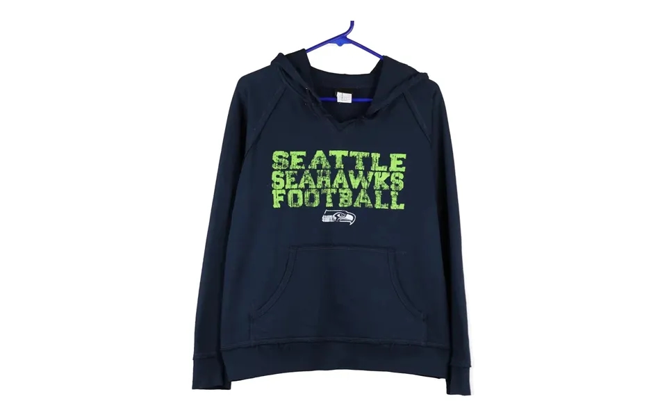 Seattle Seahawks Nfl Nfl Hoodie - Medium Navy Cotton