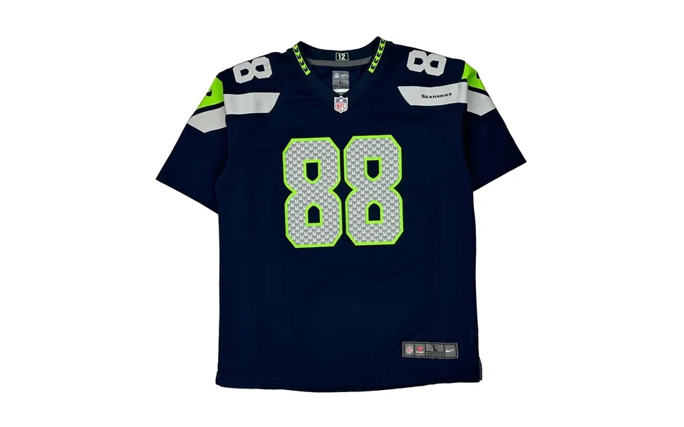 Seattle Seahawks Nike Nfl Jersey - Large Navy Polyester