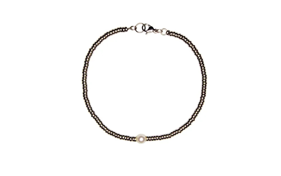 Silver Pearl Bracelet Size 7