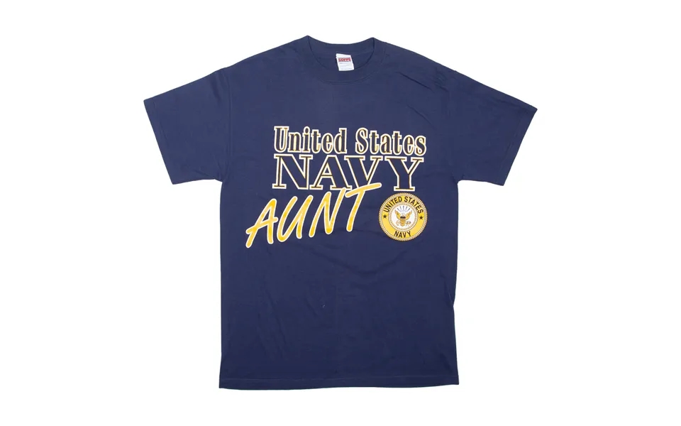 Soffe United States Navy Aunt Usa T-shirt Blue Short Sleeve Mens M