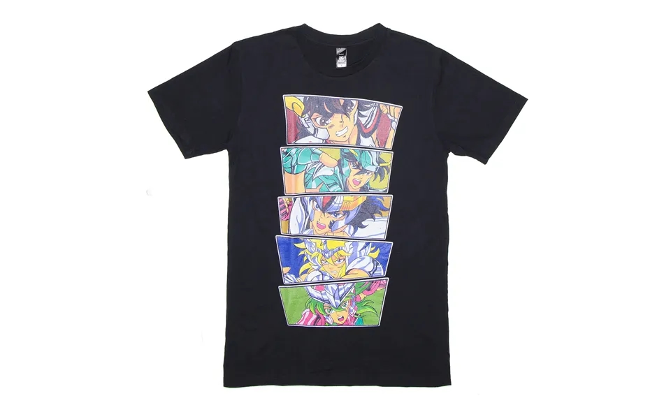Staple As Colour Action Cartoon Black Short Sleeve T-shirt Mens S