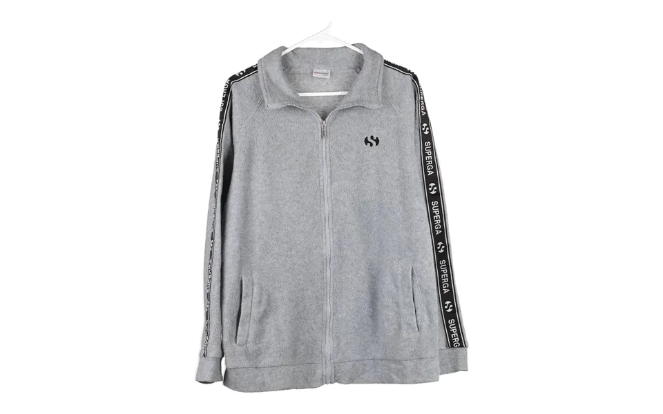 Superga Spellout Fleece - Large Grey Polyester