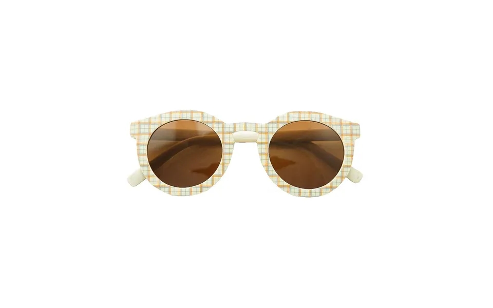 Sustainable Baby Sunglasses - Plaid Pattern