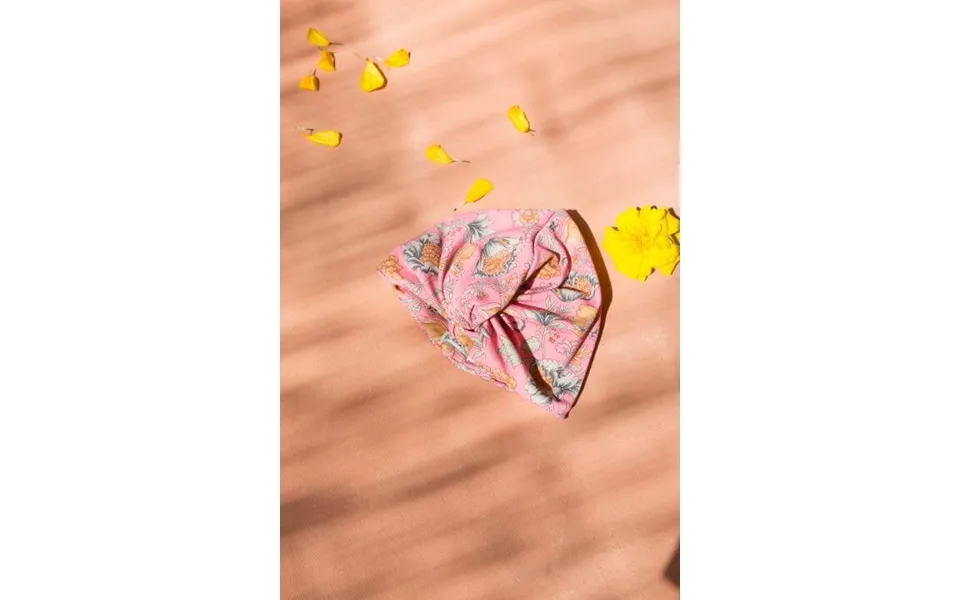 Sustainable Girl's Turban - Bohemian Strawberry Size 9-12 Months