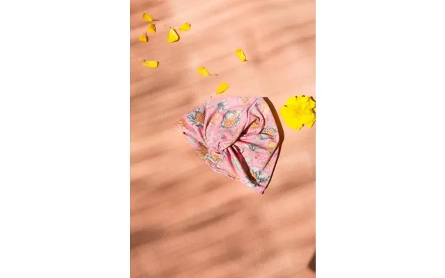 Sustainable Girl's Turban - Bohemian Strawberry Size 9-12 Months product image