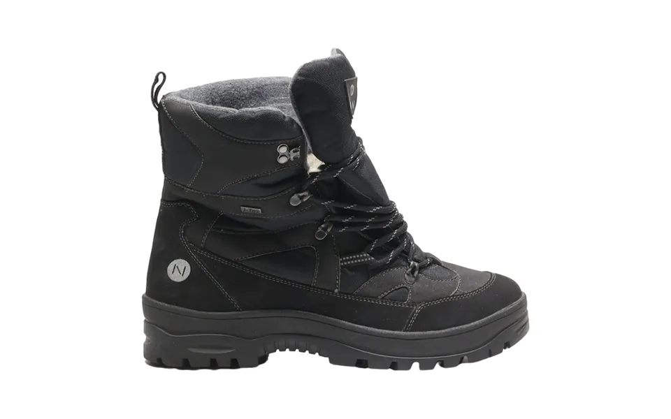 System Lace-up Boots Black Synthetic Mens Uk 10.5