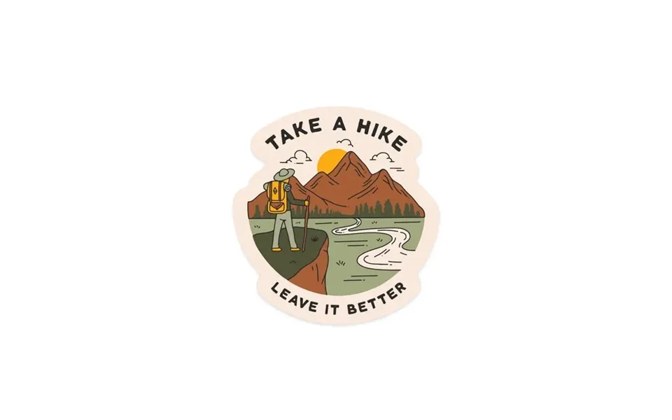 Take A Hike Sticker
