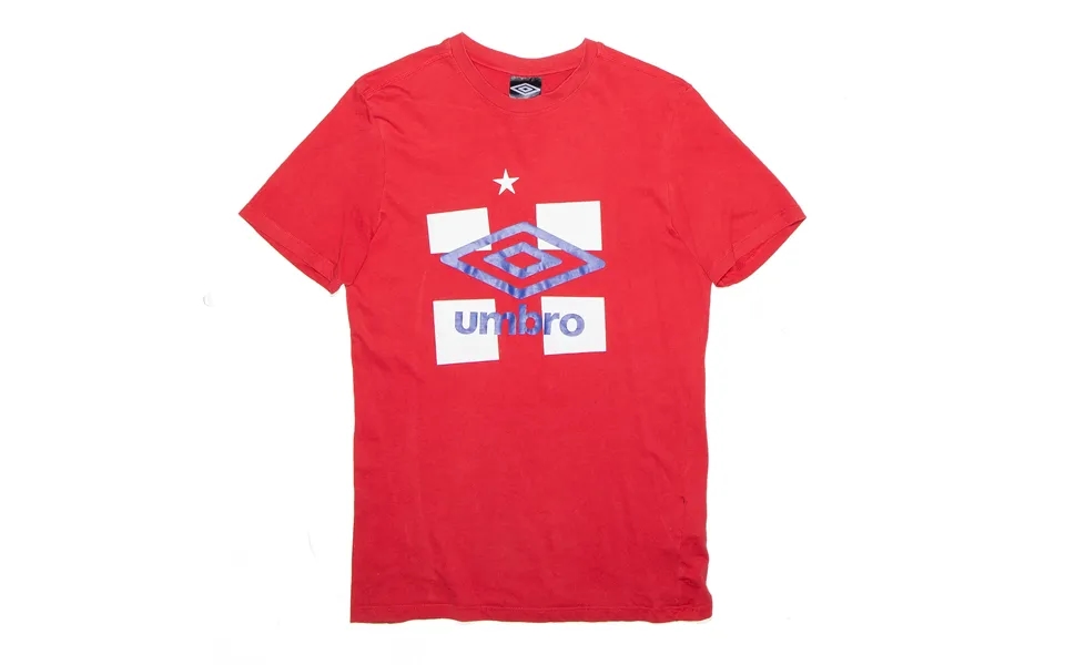 Umbro England Football Sports Red Short Sleeve T-shirt Boys 13 Years