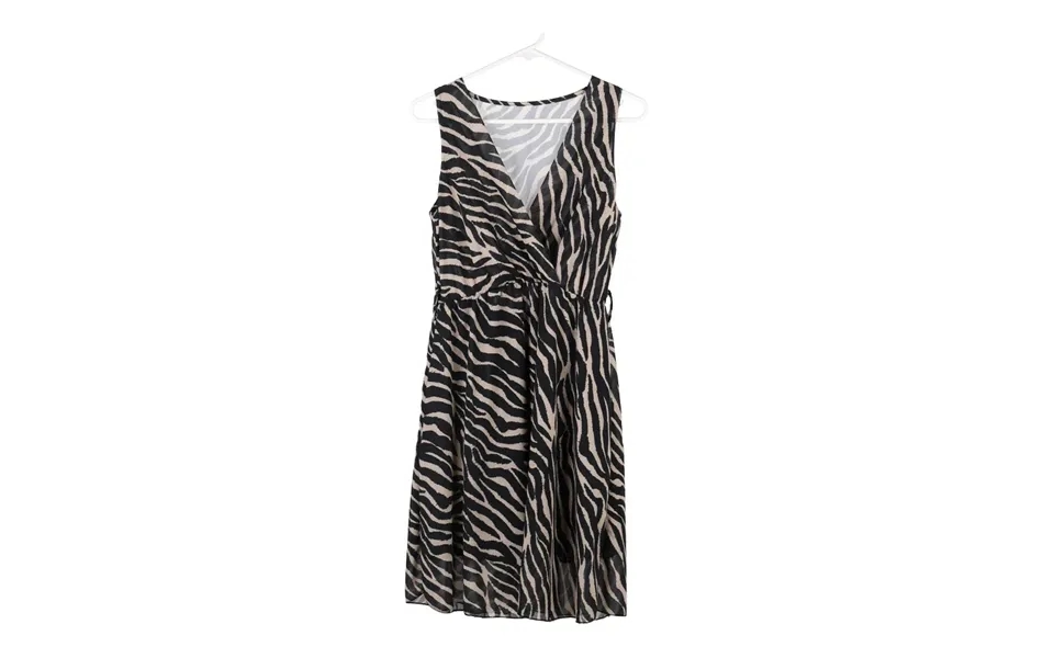 Unbranded Animal Print Dress - Large Black Polyester